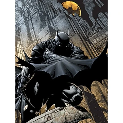 Image of DC Comics Batman &quot;Night Watch&quot; Canvas Prints, Multi Colour, 60 X 80 cm