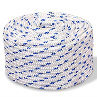 Image of &#039;vidaXL Marine Polypropylene Rope 6 mm Thickness, 100 m Length, Floatable, Weatherproof &amp; Wear Resistant for Boating, Yachting Not Suitable Climbing or Lifting