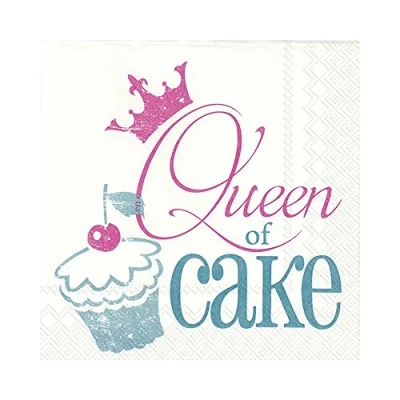 Image of IHR Queen of Cake 3 Ply Luxury Paper Luncheon Napkins (Turquoise 33 x cm)
