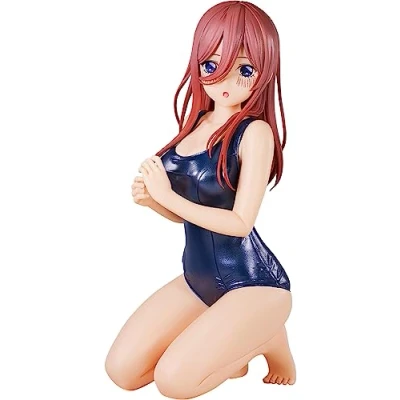 Image of Bandai Banpresto The Quintessential Quintuplets Movie Miku Nakano (School Style Worm Spirits Celestial Figure