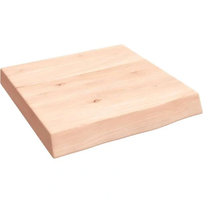 Image of vidaXL Wall Shelf 40x40x(2 6) cm Untreated Solid Wood Oak