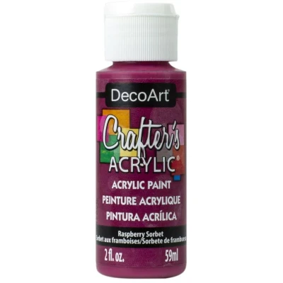Image of Deco Art CRAFTER&#039;S Acrylic RASPBRRY, Raspberry Sorbet, One Size