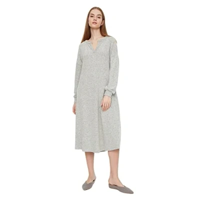 Image of Trendyol Dress Gray Maxi