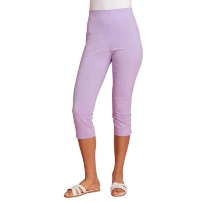 Image of Roman Womens Cropped Stretch Trouser Lilac Size 20 UK