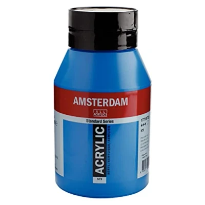 Image of Amsterdam Acrylic 1LTR Paint Primary Cyan