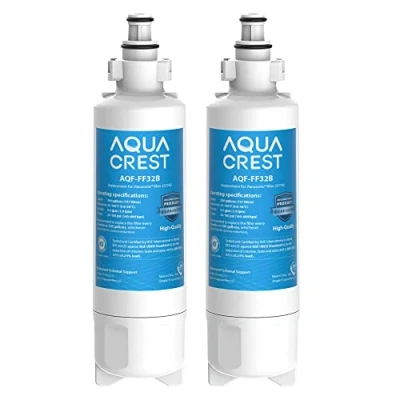 Image of AQUACREST 257760 Replacement Fridge Water Filter, Compatible with Panasonic CNRAH 257760, CNRBH 125950 (2)