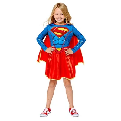 Image of (PKT) (9910134) Child Supergirl Sustainable Costume (2 3yr)