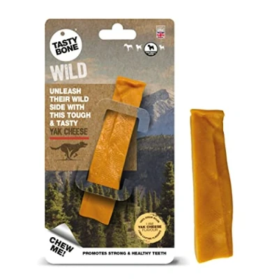 Image of TastyBone WILD Nylon Dog Chew Toy for Small Dogs (Yak Cheese) Indestructible Aggressive Chewers, Everlasting Flavour, Strong Healthy Teeth, Made in the UK