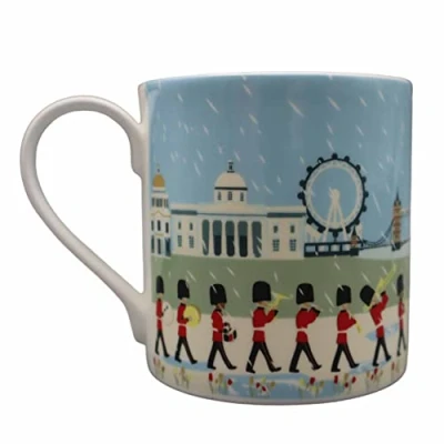Image of &quot;London Seasons&quot; Large Bone China Mug Spring