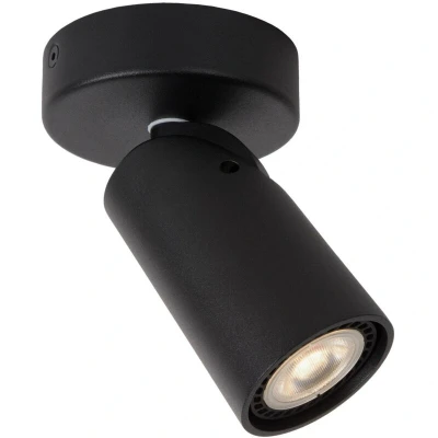 Image of Xyrus Modern Ceiling Spotlight Ø 9cm LED Dim to warm GU10 1x5W 2200K/3000K Black