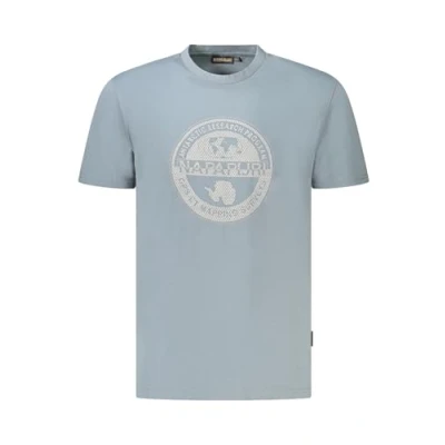 Image of Napapijri S Bollo T Shirt Stormy Weat men&#039;s in Blue
