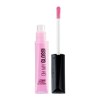 Image of RIMMEL LONDON Oh My Gloss! Lip Gloss High Shine Up To 6hr Enhanced With Argan Oil Non Sticky Hugging Wand For Smooth &amp; Precise Application 130 Purr Glossy Cat 6.5ml