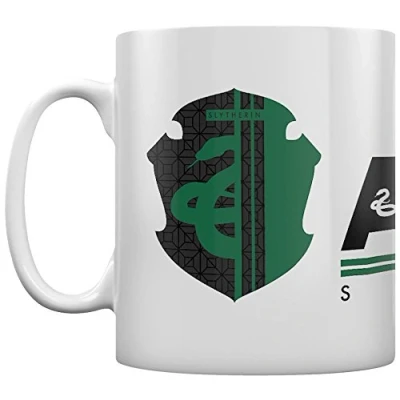 Image of Pyramid International Harry Potter Ceramic Mug with Slytherin Hogwarts Alumni Graphic in Presentation Box Official Merchandise