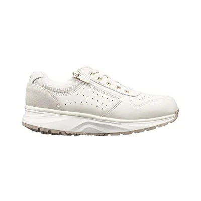 Image of Dynamo Zip Leather Textile Women&#039;s Low Top Trainers