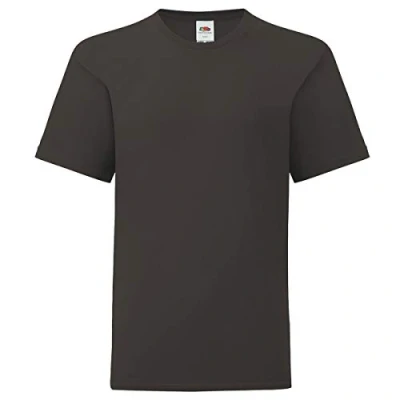 Image of Fruit of the Loom Kids’ Iconic T Shirt, graphitegray, 152
