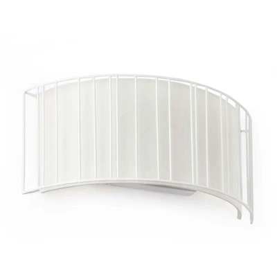 Image of Linda 2 Light Indoor Wall White with Shade, E27