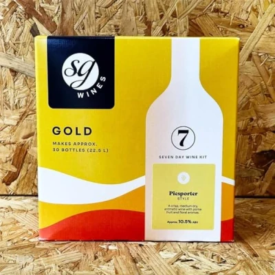 Image of SG Wines Gold 30 Bottle White Wine Ingredient Kit Piesporter (Formerly Solomon Grundy)