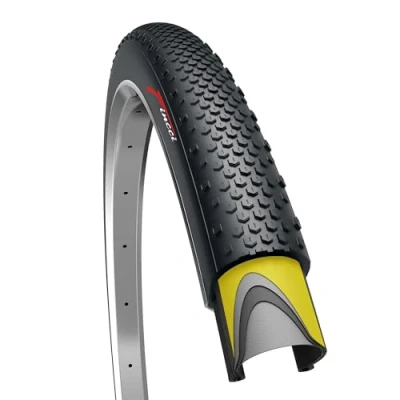 Image of Fincci 700 x 38c Foldable Tyre 40 622 with 1mm Antipuncture Protection for Gravel Cycle Electric Cyclocross MTB Cross Hybrid Bike Bicycle