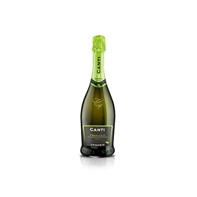 Image of Canti Prosecco D.O.C. Sparkling Millesimato, Organic Wine 11%, Italian Glera Grape Variety from Veneto, Sweet and Fresh Taste, 1x750 ml