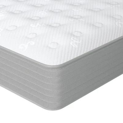Image of Good Nite Single Mattress 8 Inch 3FT Hybrid with Comfort Memory Foam &amp; Individually Wrapped Pocket Sprung Mattress, Medium Firm Feel 7 Zone Orthopaedic 90x190x20cm