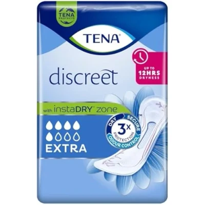 Image of Tena Lady Extra Pads 3 Packs of 10 (Total 30 Pads) by