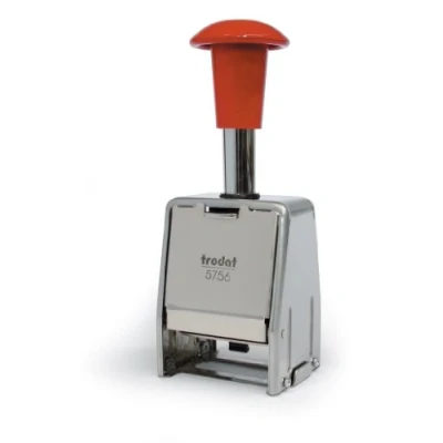 Image of Trodat 5756 Numberer Self Inking Metal Sequential Automatic Stamp