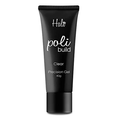 Image of Halo Gel Nails Poli Build Precison LED/UV Collection Clear 40g