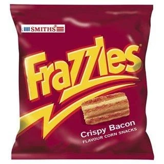 Image of Smiths Frazzles Crispy Bacon Flavour Corn Snacks x Case of 48