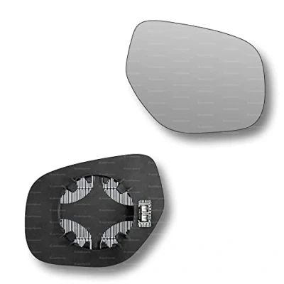 Image of Less4spares Replacement Wing Mirror Glass Right Compatible with Mitsubishi Outlander 2012 2022 CLIP ON Driver Off side Heated Convex