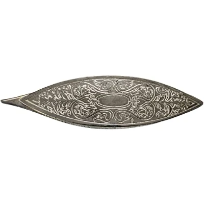 Image of Lacis Tatting Shuttle Silver, Tempered Brass, One Size