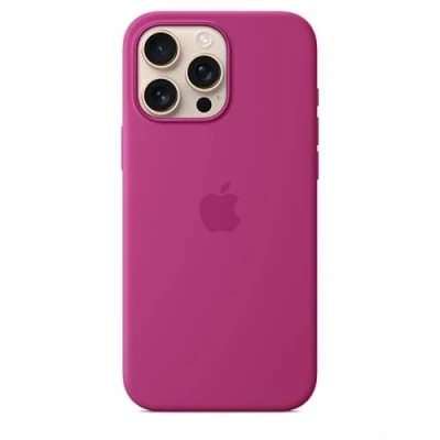 Image of Apple Silicone Back Cover Pink MagSafe iPhone 16 Pro Max
