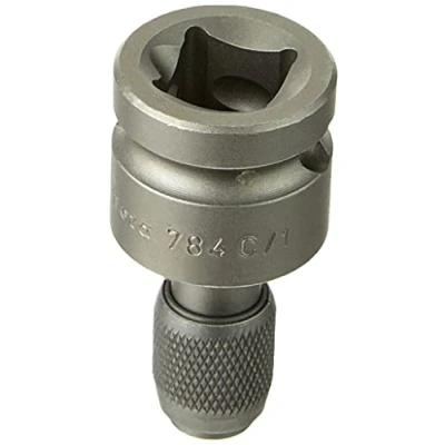 Image of Wera 05042760001 1/4 x 50 mm 784 C 1/2 Inch C/1 Adaptor with Quick Release Chuck Silver