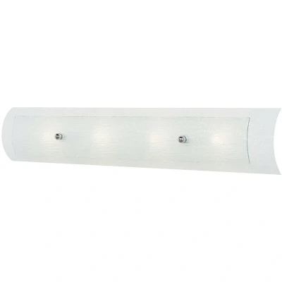 Image of Duet 4 Light Bathroom Wall Polished Chrome IP44, G9