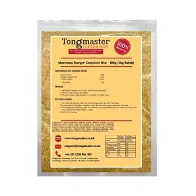 Image of Moroccan Burger Complete Mix 100g (1kg Batch)