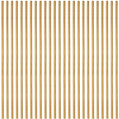 Image of Wooden Broom Handle Stick Pole for Floor Mop Brush 4ft (48 inches) Long x 15/16&quot; (23/24mm) Diameter Sticks Rake, Hoe or (15/16&quot; (23/24mm), PACK OF 25)