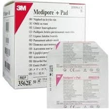 Image of Medipore + Pad Soft Cloth Adhesive Wound Dressing 5cm x 7.2cm (x50)