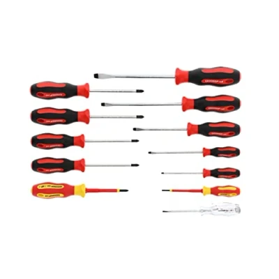 Image of GEDORE red 12 pc. Screwdriver set, set (VDE) slotted/cruciform, Phase tester, Tool, R38002012