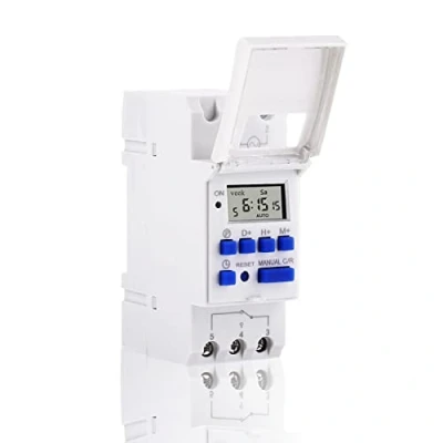 Image of Akozon Digital Programmable Timer, LCD Display Weekly AHC15A 220V Electronic Relay 16on &amp; 16off Timer Microcomputer Controller Switch (220V)