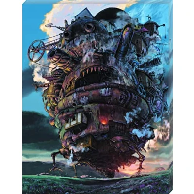 Image of ensky Howl&#039;s Moving Castle Artboard Jigsaw (Canvas Style) Official Studio Ghibli Merchandise