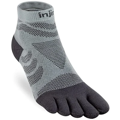 Image of Injinji Women&#039;s Ultra Run Mini Crew, Slate, M