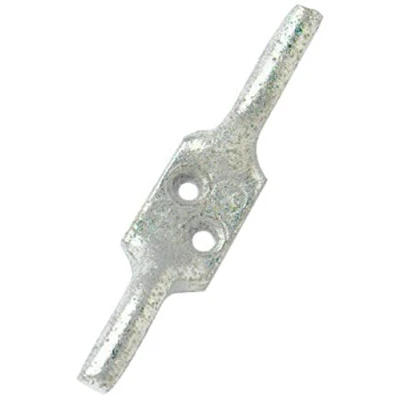 Image of Merriway® BH00255 (2 Pcs) Cleat Trailer Hooks, 100 mm (4 inch) Galvanised Pack of 2 Pieces, Grey
