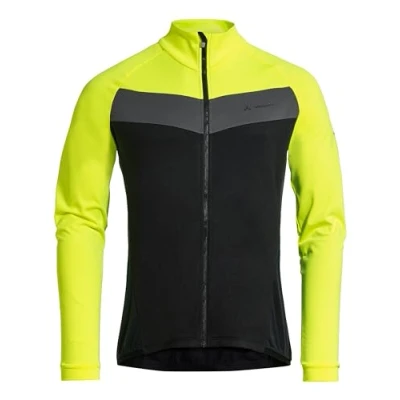 Image of VAUDE Men&#039;s Posta LS Tricot Jersey, mens, Shirt, 42486, neon yellow, XL