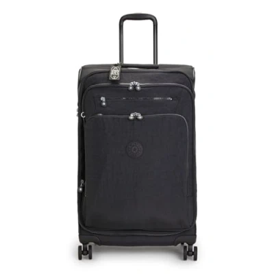 Image of Kipling NEW YOURI SPIN M Medium expandable spinner, Upright, Black Noir (Black)