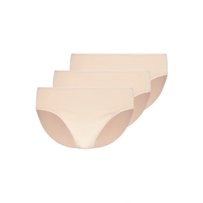 Image of Schiesser Essentials 3 PACK Briefs, Women&#039;s, Size: 12, Nude