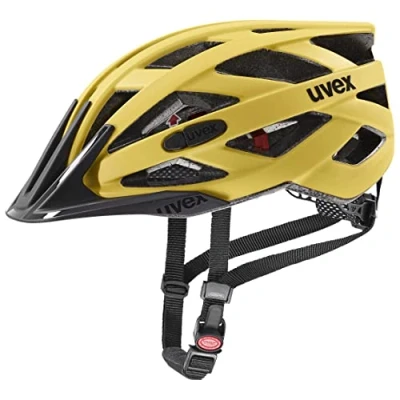 Image of uvex i vo cc Lightweight All Round Bike Helmet for Men &amp; Women Individual Fit Upgradeable with an LED Light Sunbee 52 57 cm