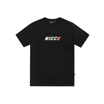 Image of Nicce Men T Shirt Myriad Fashion Casual Sportstyle Active Clothing Everyday New (X Large, Black)