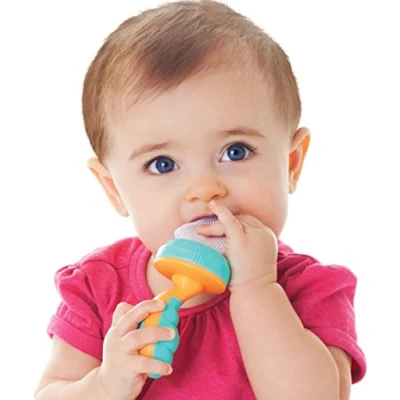 Image of Nuby 2 Pack Nibbler Mesh Feeders, Colors May Vary