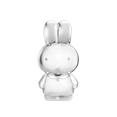 Image of Zilverstad Money Box Miffy, Silver,15 x 7,5 7centimeters