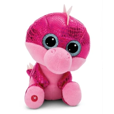 Image of NICI GLUBSCHIS cuddly toy dragon Kay 15 cm Colourful soft with big, cute glitter eyes, for lovers 49395