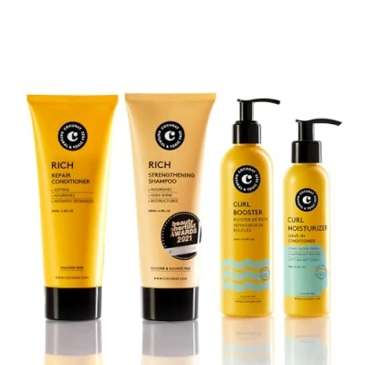 Image of COCUNAT Curl Volume Routine Cleanses, Moisturises, Nourishes, Defines and Eliminates Frizz Silicone Sulphate Free Curly Method